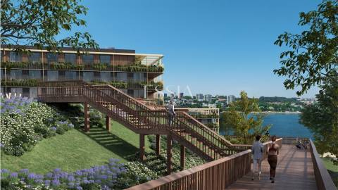 Apartamento T2 com Terraço e Piscina no Marina Douro