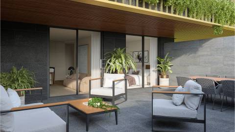 Apartamento T2 com Terraço e Piscina no Marina Douro