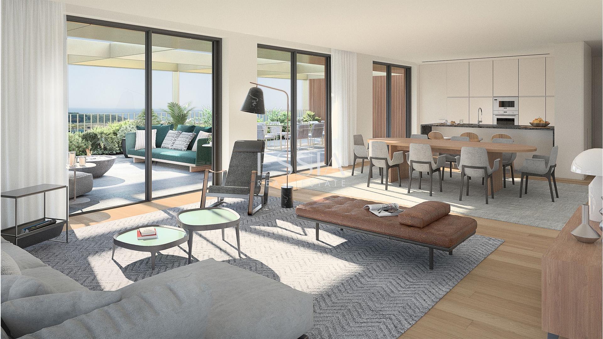 Apartamento T2 com Terraço e Piscina no Marina Douro