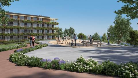 Apartamento T2 com Terraço e Piscina no Marina Douro