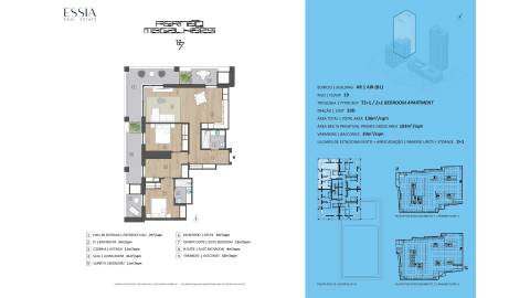 Apartamento T2 com Varanda e Terraço no Fernão Magalhães 127