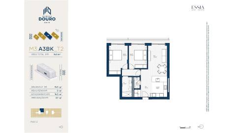 Apartamento T2  no Marina Douro