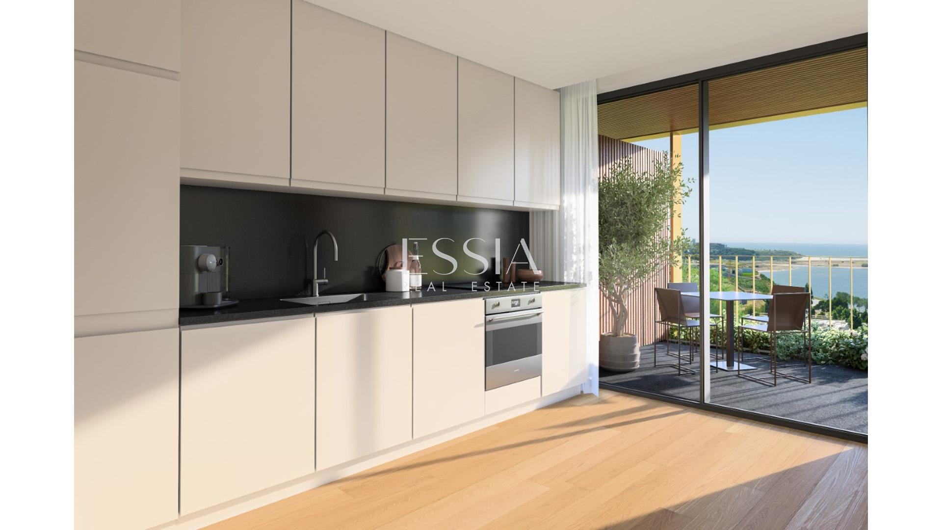 Apartamento T3 com Varanda e Vista Rio no Marina Douro