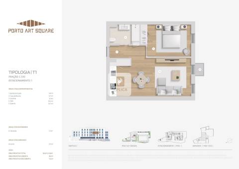 Excelente T1 com Varanda, Lugar de Garagem e Arrumos - Centro do Porto