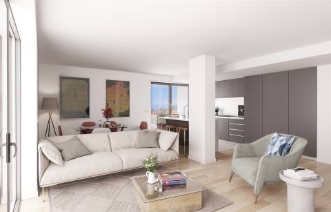Apartamento T2 Duplex com 2 Varandas e Terraço em Ramalde