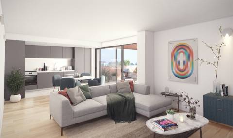 Apartamento T2 Duplex com 2 Varandas e Terraço em Ramalde