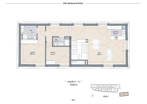 Apartamento T2 com Garagem no Empreendimento Senhora do Porto 249
