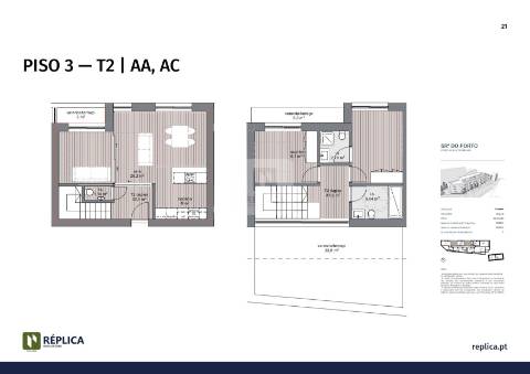 T2 Duplex com Varanda e Terraço no Senhora do Porto 249