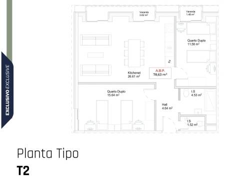 Apartamento T2 junto ao Pólo Universitário | Colégio Luso Francês