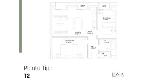 Apartamento T2 junto ao Pólo Universitário | Colégio Luso Francês
