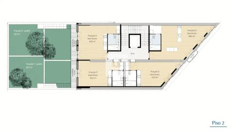 Apartamento T0 com jardim privativo em Paranhos ( licenciado para serviços )