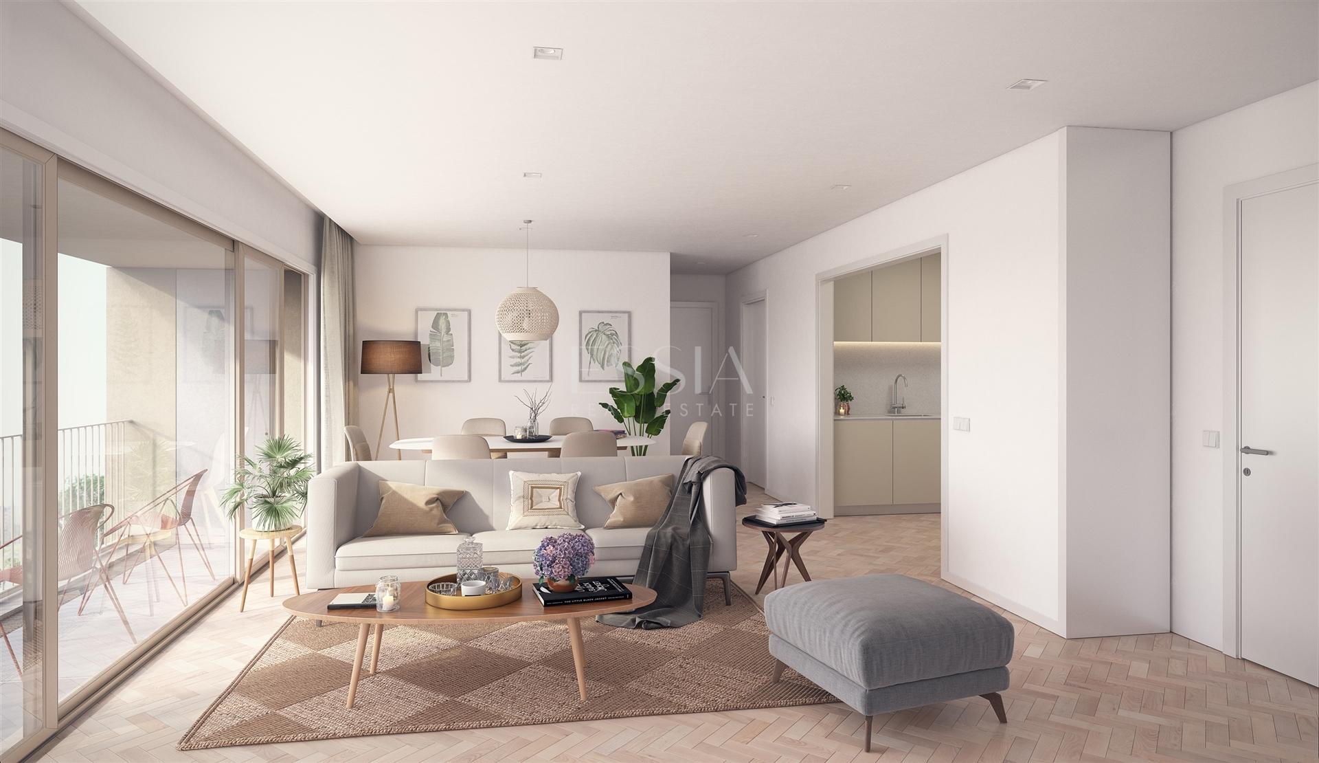 Apartamento T2+1 com varanda de 10.6 m2 na Prelada, Ramalde