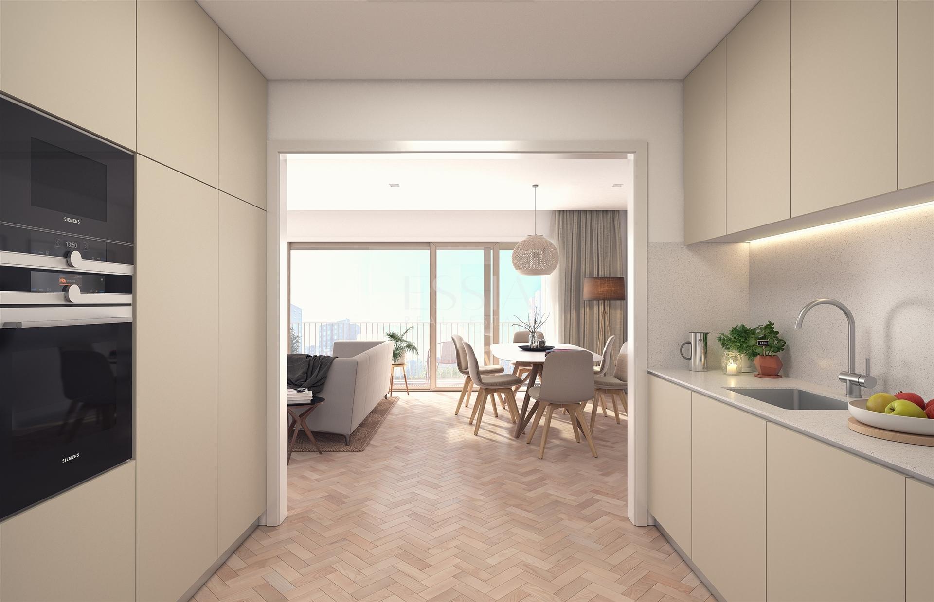 Apartamento T2+1 com varanda de 10.6 m2 na Prelada, Ramalde