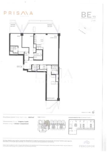 Apartamento T3 - Piso Elevado | Empreendimento PRISMA | Boavista - Porto