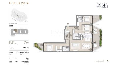 Apartamento T3 - Piso Elevado | Empreendimento PRISMA | Boavista - Porto