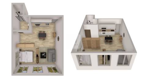 Apartamento T0 Loft mobilado - Rua do Bonfim