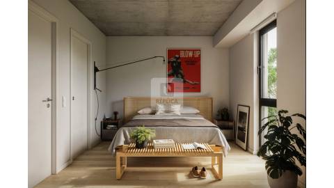 Apartamento T1+1 com Varanda e Garagem no Core Leça