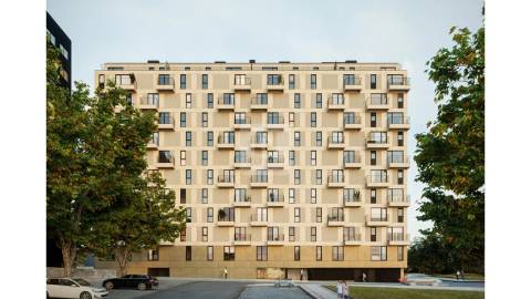 Apartamento T1+1 com Varanda e Garagem no Core Leça