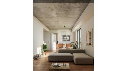 Apartamento T1+1 com Varanda e Garagem no Core Leça