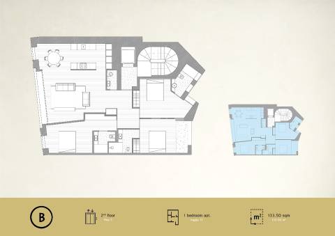 T3 Novo com Varanda no Centro do Porto