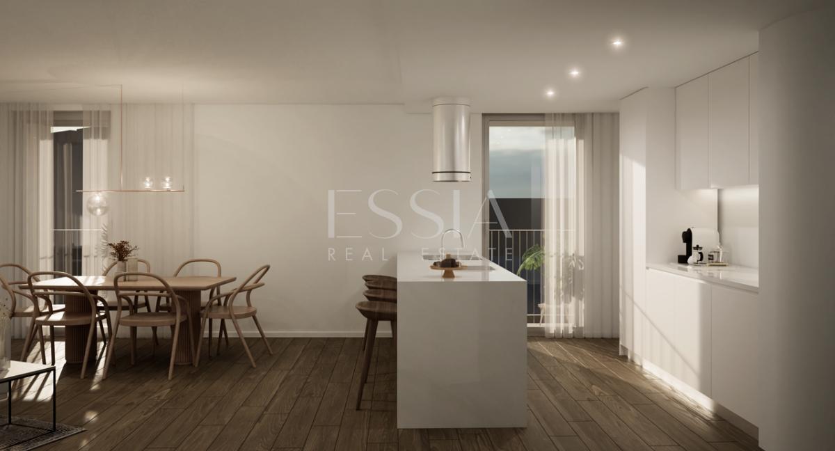 Apartamento T3 com terraço próximo ao Colégio Efanor à Senhora da Hora, Porto