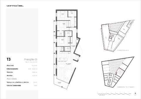 Apartamento T3 com terraço próximo ao Colégio Efanor à Senhora da Hora, Porto