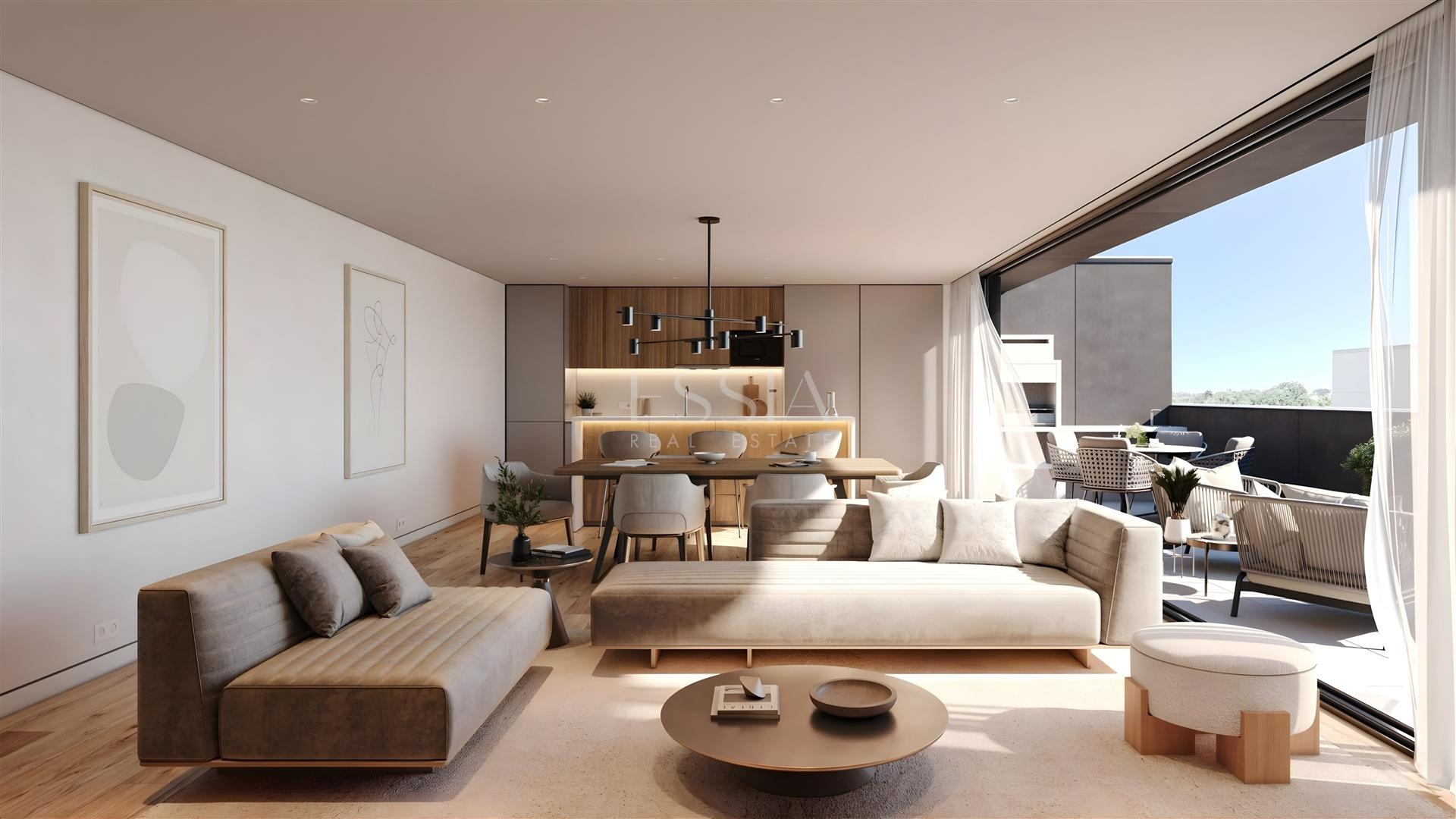 T2 Duplex com Vista Mar em Leça da Palmeira