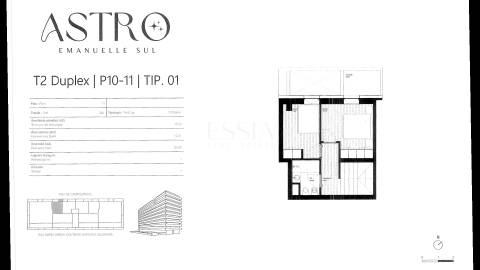 T2 Duplex com Vista Mar em Leça da Palmeira