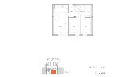 Apartamento T2 com Garagem no Porto