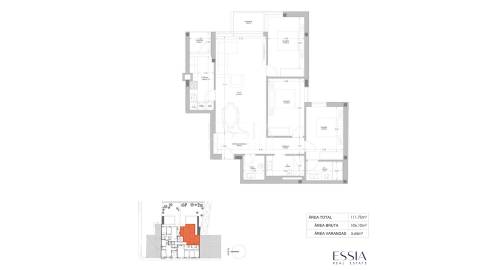 Apartamento T3 com Varandas no Bonfim, Porto