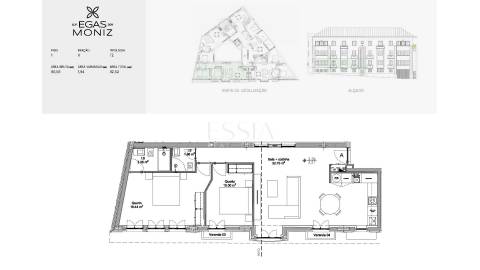 Apartamento T2 no Edifício Egas Moniz 209