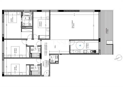 Apartamento T4 com Varanda no Varandas do Foco