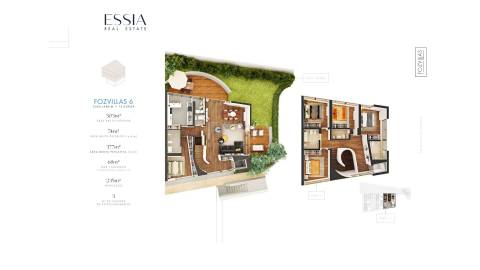Apartamento T5 Duplex com Jardim no Foz Villas, na Foz do Douro