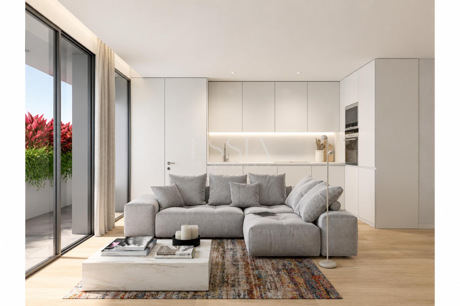 Apartamento T2 com Varanda no Central Park Matosinhos