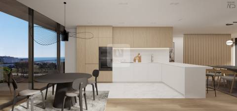 Apartamento T4, em condomínio privado, com amplas varandas