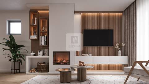 Moradia T3, geminada com piscina aquecida em opção