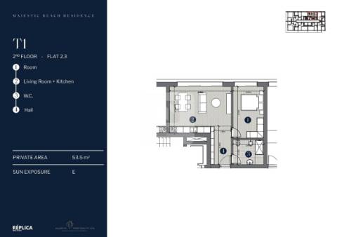 Apartamento T1 com lugar de garagem à Praia de Canidelo