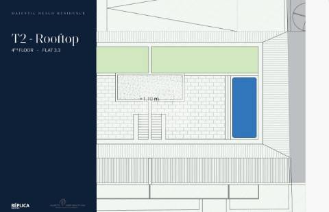 Apartamento T2 com rooftop à Praia de Canidelo