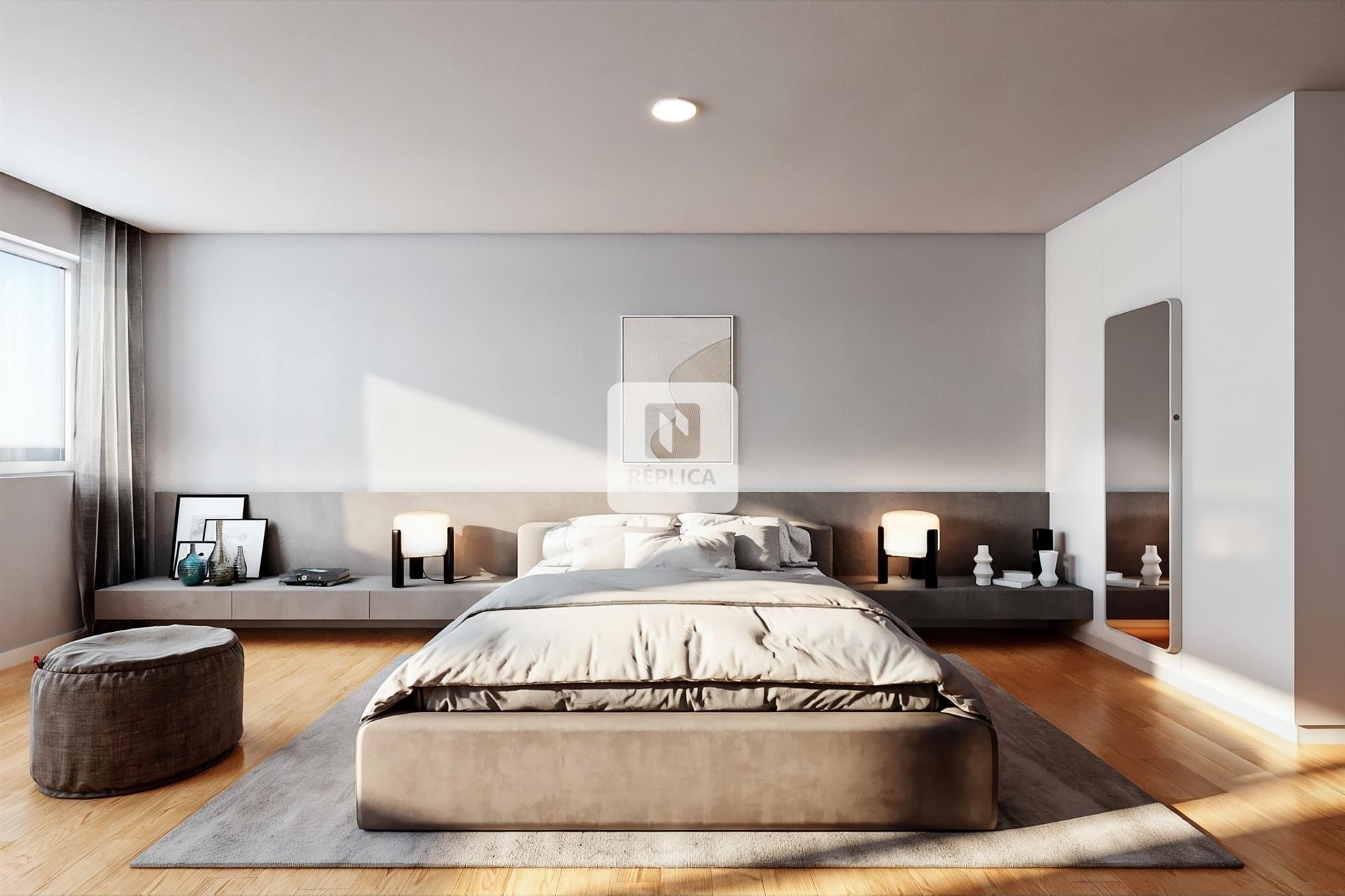 Apartamento T1 com 2 terraços em Canidelo