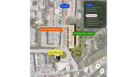 Apartamento T1 com 2 Terraços em Canidelo no Arrábida Green Avenue