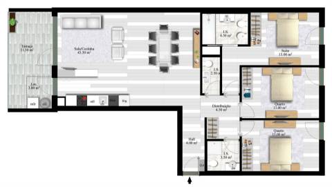 Apartamento T3  - Novo