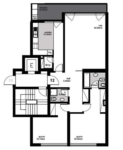 Apartamento T2 - Vista Ria