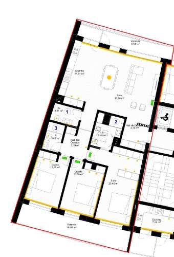 Apartamento T3 Novo - Centro de Aveiro