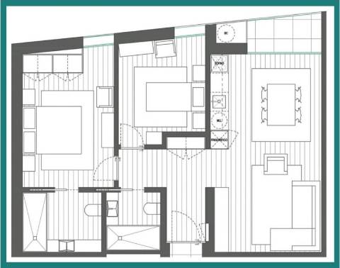 Apartamento Novo T1+1 - Aveiro - Santa Joana