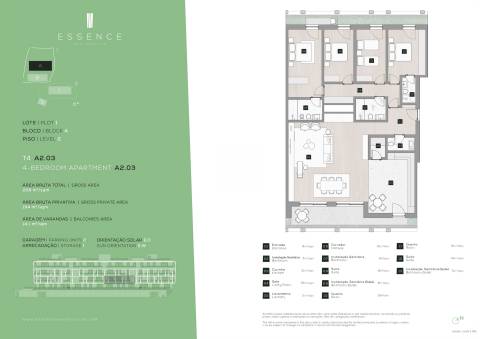 Apartamento T4 com Varanda