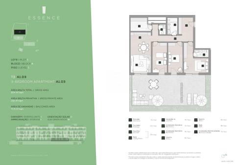 Apartamento T3 com Terraço