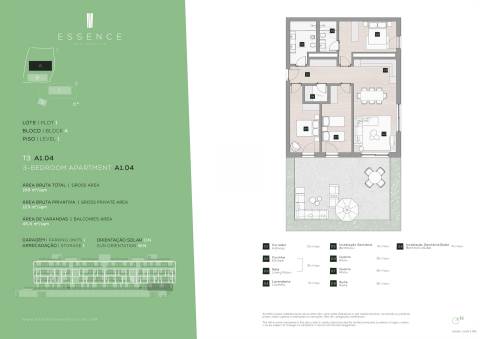 Apartamento T3 com Terraço