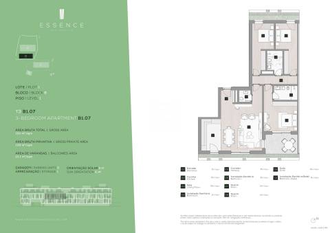 Apartamento T3 com Varanda