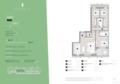 Apartamento T3 com Varanda