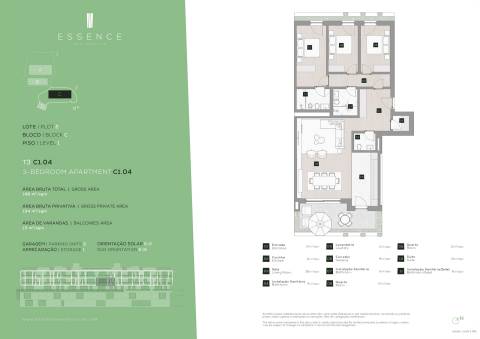 Apartamento T3 com Varanda